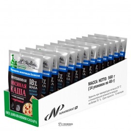 Овсяная каша с клубникой milk protein бокс 14 шт по 40 г BIONOVA 116652