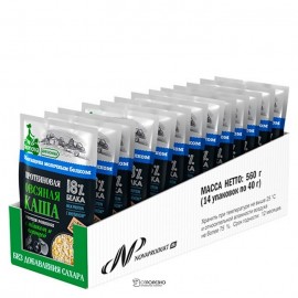 Овсяная каша с яблоком и корицей milk protein бокс 14 шт по 40 г BIONOVA 116657