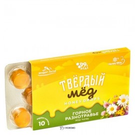 Мёд твёрдый горное разнотравье 30 г HONEYWAY 116706