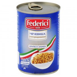 Чечевица консервированная 425 мл FEDERICI 116756