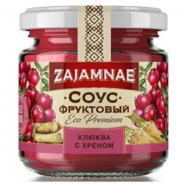 Соус фруктовый Клюква с хреном 190 г ZAJAMNAE 116772