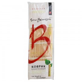 Коврик бамбуковый для роллов и суши 24*24см 1 шт SANBONSAI 116780