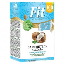 Заменитель сахара №20 со вкусом кокоса 100 шт FIT PARAD 116821