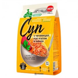Суп С чечевицей кус-кусом и киноа смесь для приготовления 250 г BIONOVA 116863