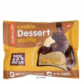 Печенье глазированное с начинкой и суфле Кофе с маршмэллоу 55 г CHIKALAB 116935