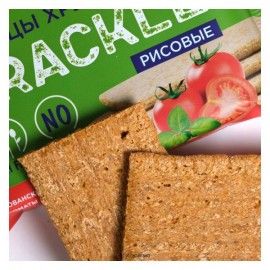 Хлебцы хрустящие рисовые Томаты и прованские травы 60 г BOMBBAR 116936