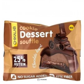 Печенье глазированное с начинкой и суфле Шоколадный десерт 55 г CHIKALAB 116937