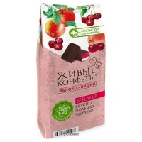 Мармелад-суфле с яблоком и вишней в горьком шоколаде 150 г ЛАКОМСТВА ДЛЯ ЗДОРОВЬЯ 116942