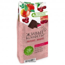 Мармелад-суфле с яблоком и вишней в горьком шоколаде 150 г ЛАКОМСТВА ДЛЯ ЗДОРОВЬЯ 116942