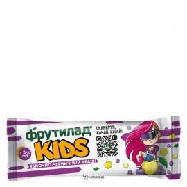 Батончик фруктовый для детского питания Яблочно-черничный краш 25 г Фруктовая Энергия 116956