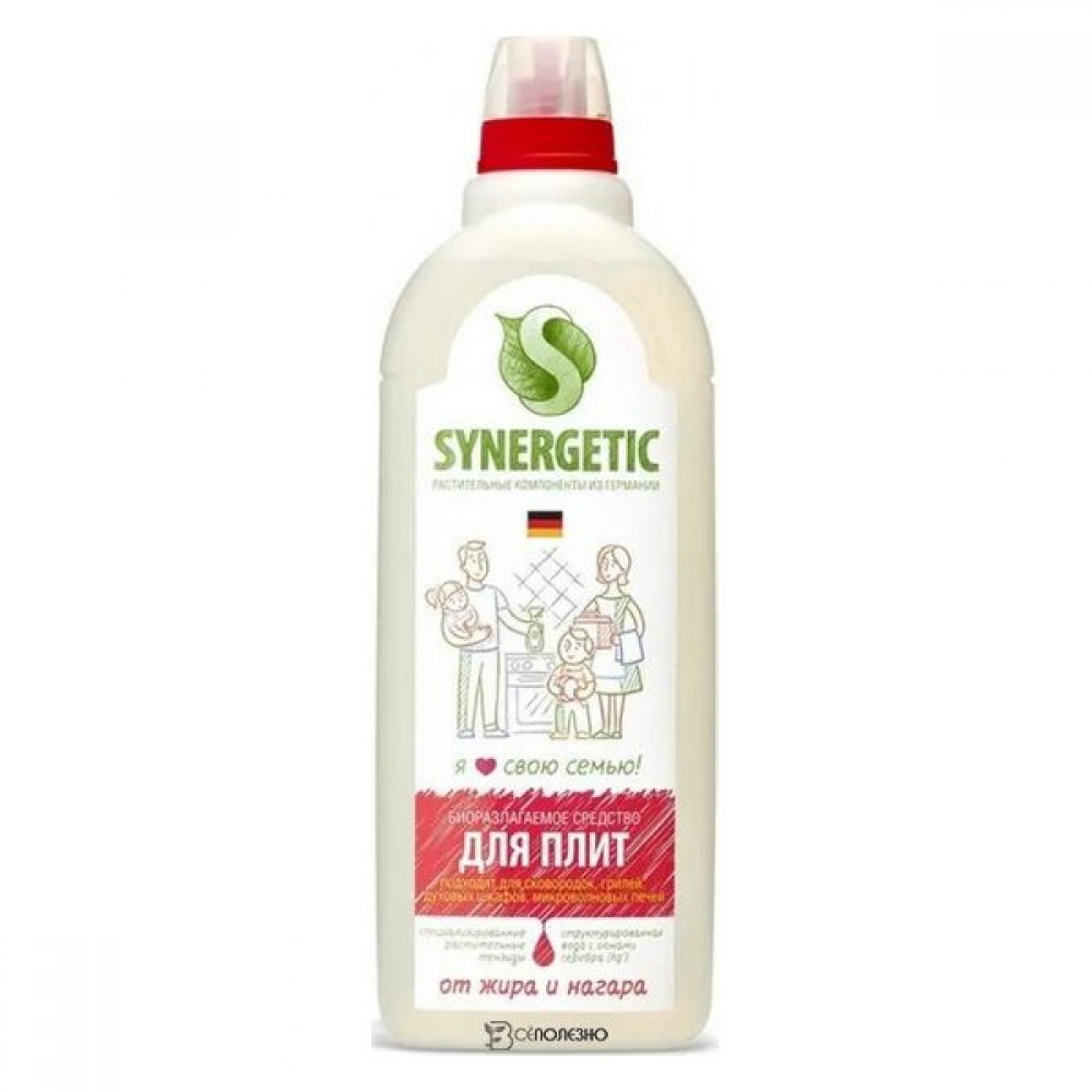 Биоразлагаемое средство для удаления жира и нагара 1000 мл SYNERGETIC 116960