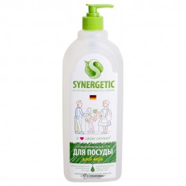 Средство биоразлагаемое для мытья посуды, детских игрушек с ароматом алоэ 1000 мл SYNERGETIC 116961