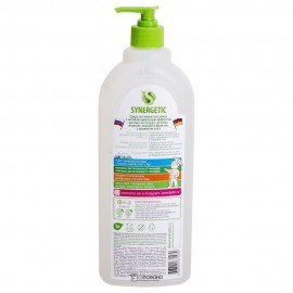 Средство биоразлагаемое для мытья посуды, детских игрушек с ароматом алоэ 1000 мл SYNERGETIC 116961