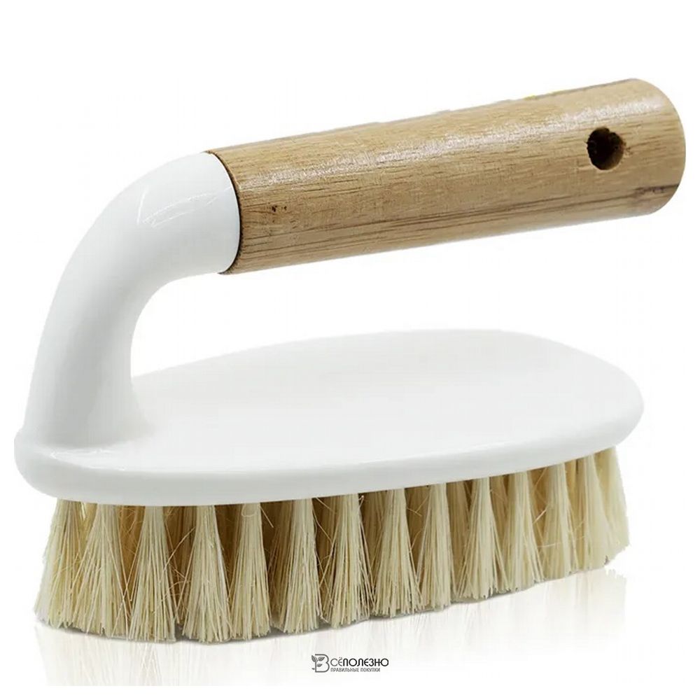 Щетка-шробер утюжок с натуральной щетиной 1 шт DutyBox 116992