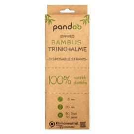 Бамбуковые одноразовые трубочки для питья 50 шт Pandoo 116996