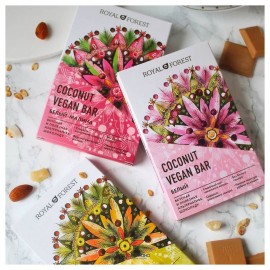 Шоколад веганский белый малина 50 г Royal Forest 117016