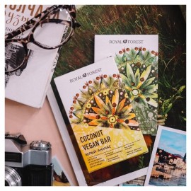 Шоколад веганский молочный кокос 50 г Royal Forest 117018