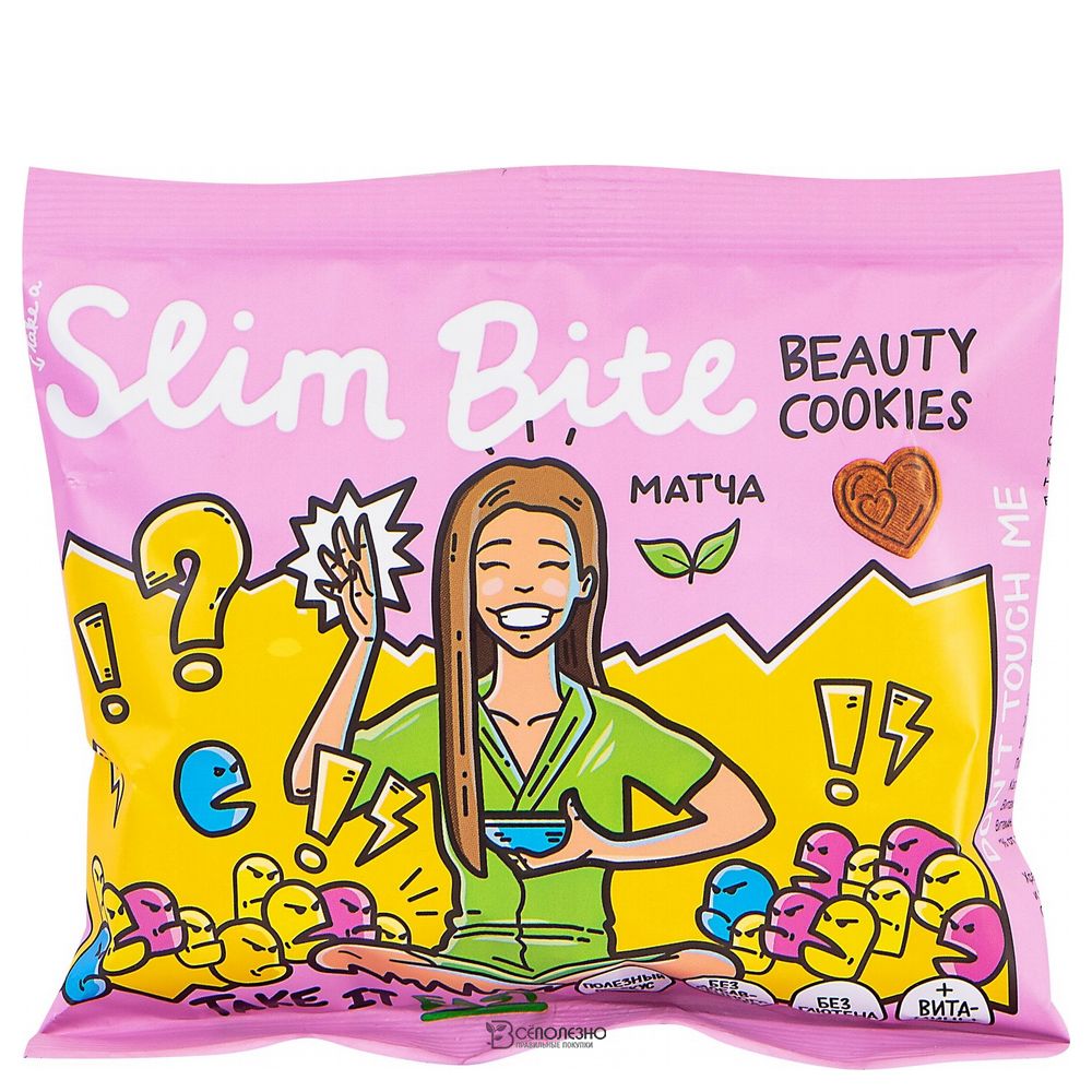 Печенье Slim Матча 115 г Bite 117019