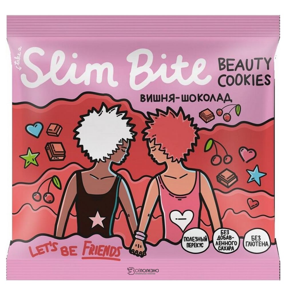 Печенье Slim Вишня-шоколад 115 г Bite 117020
