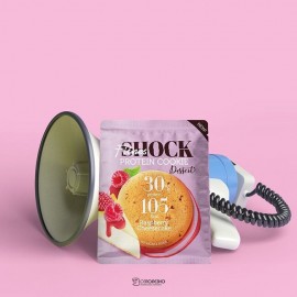 Печенье Малиновый чизкейк 35 г FitnesShock 117027