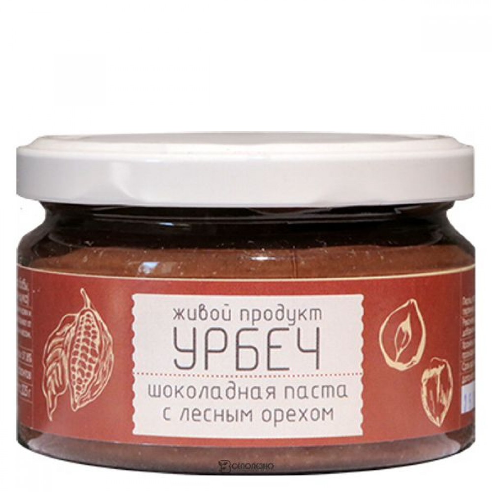 Урбеч из какао-бобов и фундука 225 г Живой продукт 117044