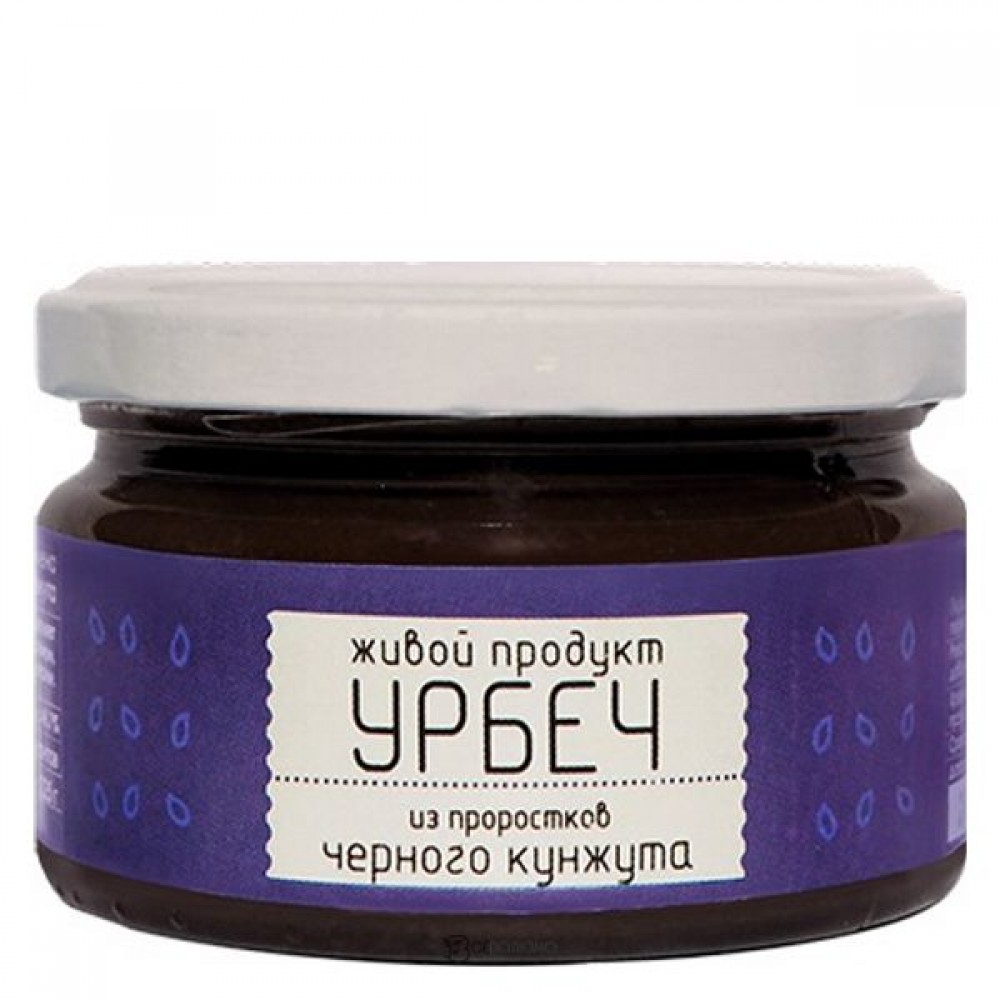 Урбеч из проростков семян чёрного кунжута 225 г Живой продукт 117046