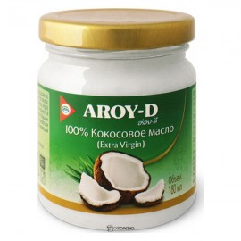 Кокосовое масло 100% Extra virgin 180 мл Aroy-D 117080