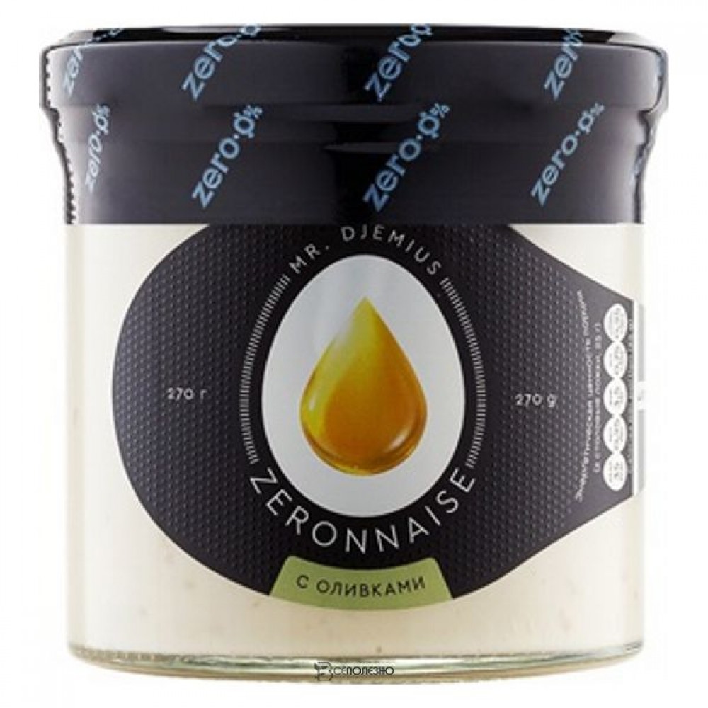 Соус С оливками на основе растительных масел пониженной калорийности 270 г MR. DJEMIUS ZERO 117088
