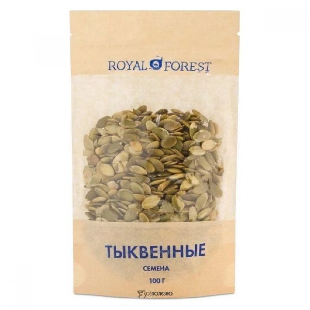 Тыквенные семечки 100 г ROYAL FOREST 117097