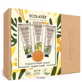 Подарочный набор Hand Сare (крем для рук 2 шт, крем-маска для рук, мыло) 210 г ECOLATIER 117101