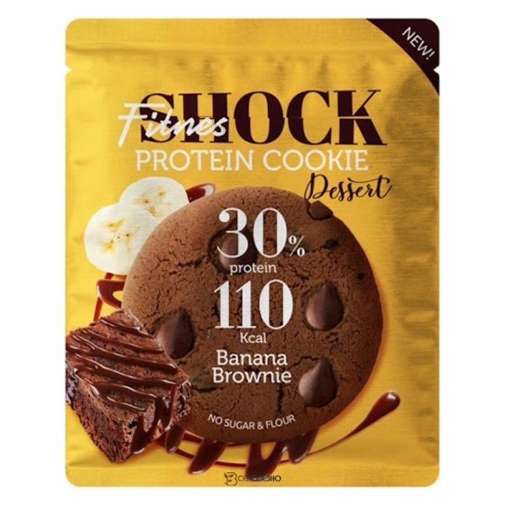 Печенье Банановый брауни 35 г FitnesShock 117113