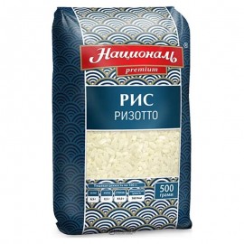 Рис Ризотто Premium шлифованный 500 г НАЦИОНАЛЬ 117200