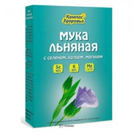Мука льняная с селеном калием и магнием 300 г КОМПАС ЗДОРОВЬЯ 117230
