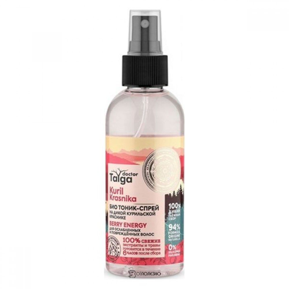 Тоник-спрей для ослабленных и поврежденных волос 170 мл NATURA SIBERICA 117552