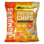 Чипсы цельнозерновые протеиновые со вкусом Нежный сыр 50 г BOMBBAR 117911