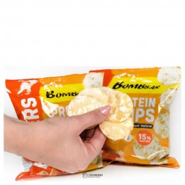 Чипсы цельнозерновые протеиновые со вкусом Нежный сыр 50 г BOMBBAR 117911