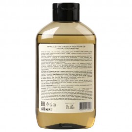 Гель для душа и шампунь 2 в 1 мужской Кипарис и зеленый чай 600 мл ECOLATIER 118913