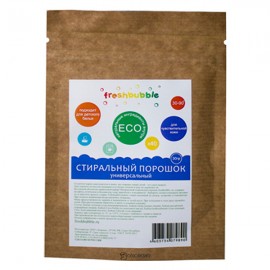 Порошок для стирки белья Универсальный мини 30 г Freshbubble 120093