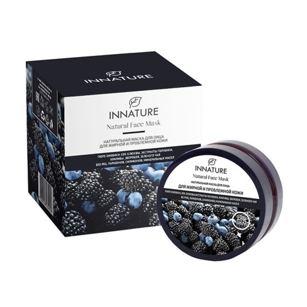 Маска для лица для жирной и проблемной кожи Innature 50 мл 120135
