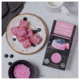 Кокосовая стружка Розовая 100 г POLEZZNO 120188