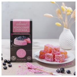 Кокосовая стружка Розовая 100 г POLEZZNO 120188