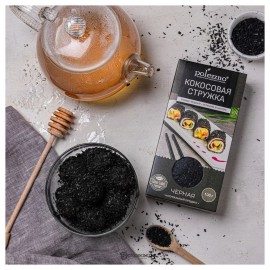 Кокосовая стружка Черная 100 г POLEZZNO 120189