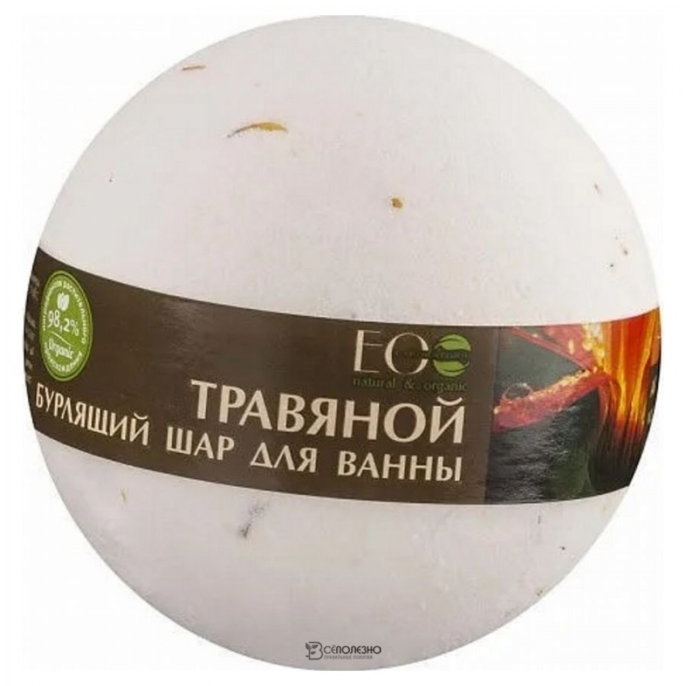 Бурлящий шар для ванны Примула и зеленый чай 220 г ECO LABORATORIE 120207