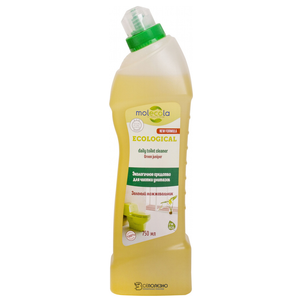 Средство для чистки унитазов и сантехники Зелёный можжевельник Molecola 120289