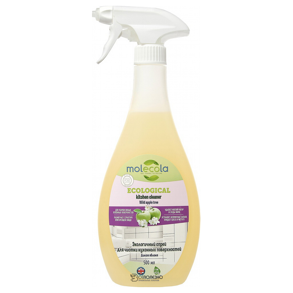 Универсальный спрей для кухонных поверхностей Дикая яблоня Molecola 120296