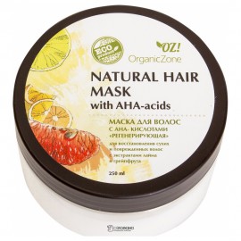 Маска для волос с AHA-кислотами Регенерирующая 50 мл OZ! OrganicZone 120329
