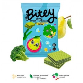 Вафли Груша-Брокколи 35 г BITE 122101