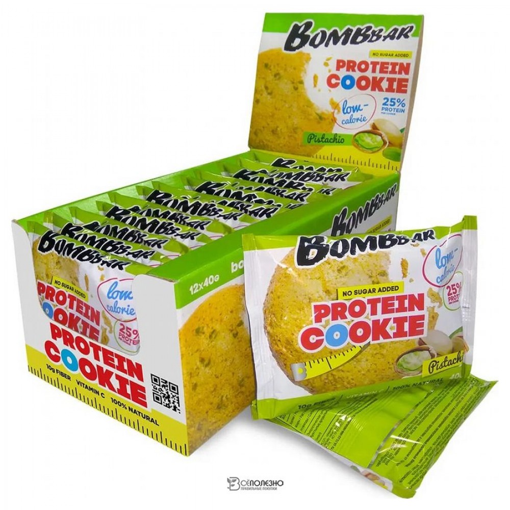 Протеин печенье. Bombbar Protein cookie 40 гр. Протеиновое печенье Bombbar. Печенье протеиновое Bombbar фисташка 40г.