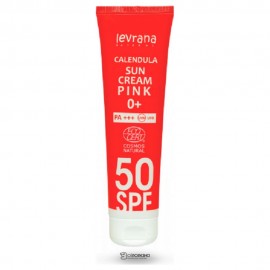 Крем для лица и тела солнцезащитный Календула 50SPF PINK 0+ 100 мл LEVRANA 124246