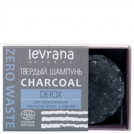 Шампунь твёрдый Сharcoal детокс 50 мл LEVRANA 124249